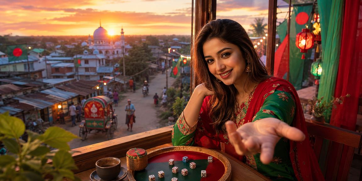 কুমিল্লায় লাল-সবুজ রঙের ডাইস গেমের উত্তেজনা